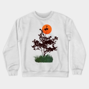 Minimalist Abstract Nature Art #3 Tree Crewneck Sweatshirt